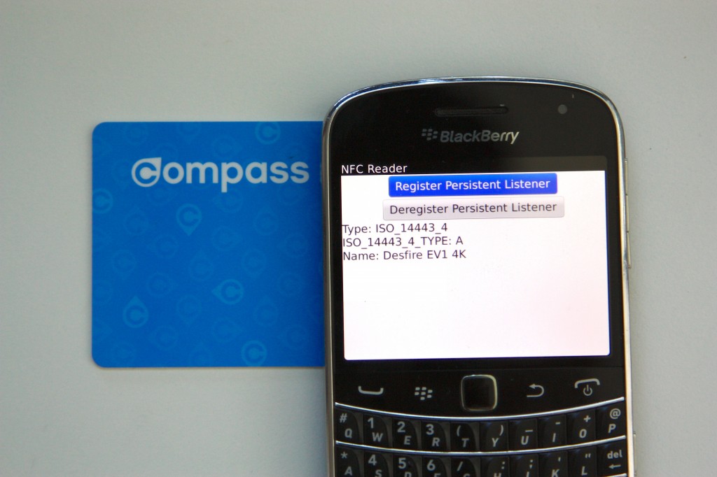 Reading the type of NFC chip off the Compass card