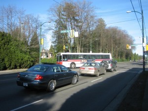 3118 turning from 57th Ave to Granville Street