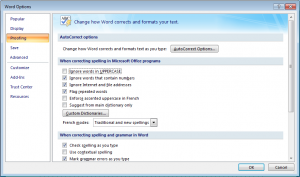 Make Word spell check uppercase words - Dennis Tsang