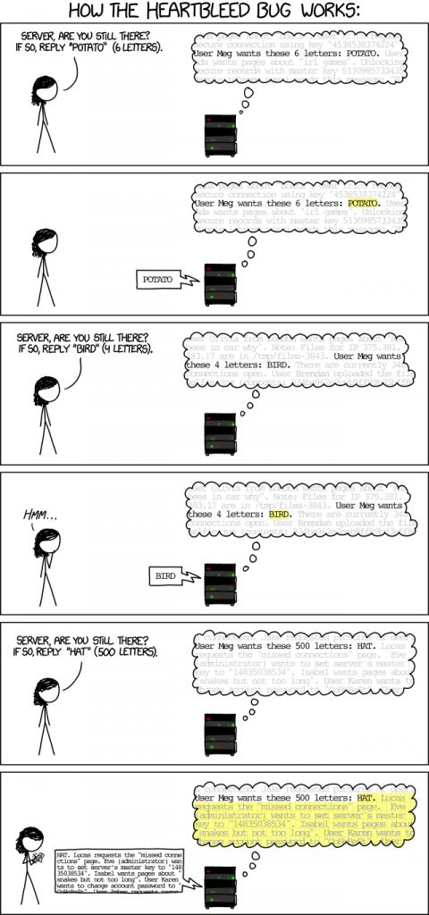 Heartbleed Explanation - XKCD comic