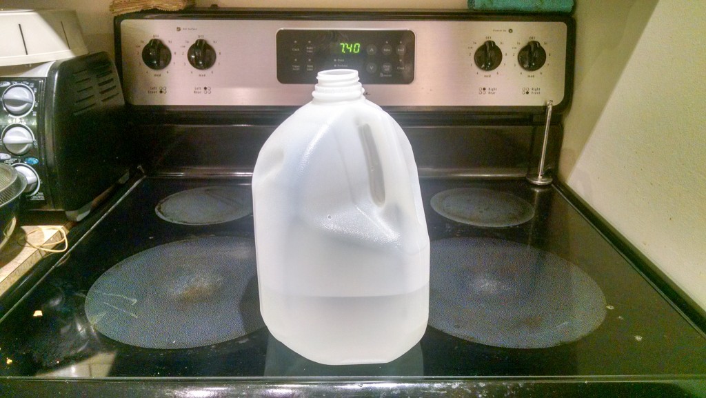 4L jug of water at dinner