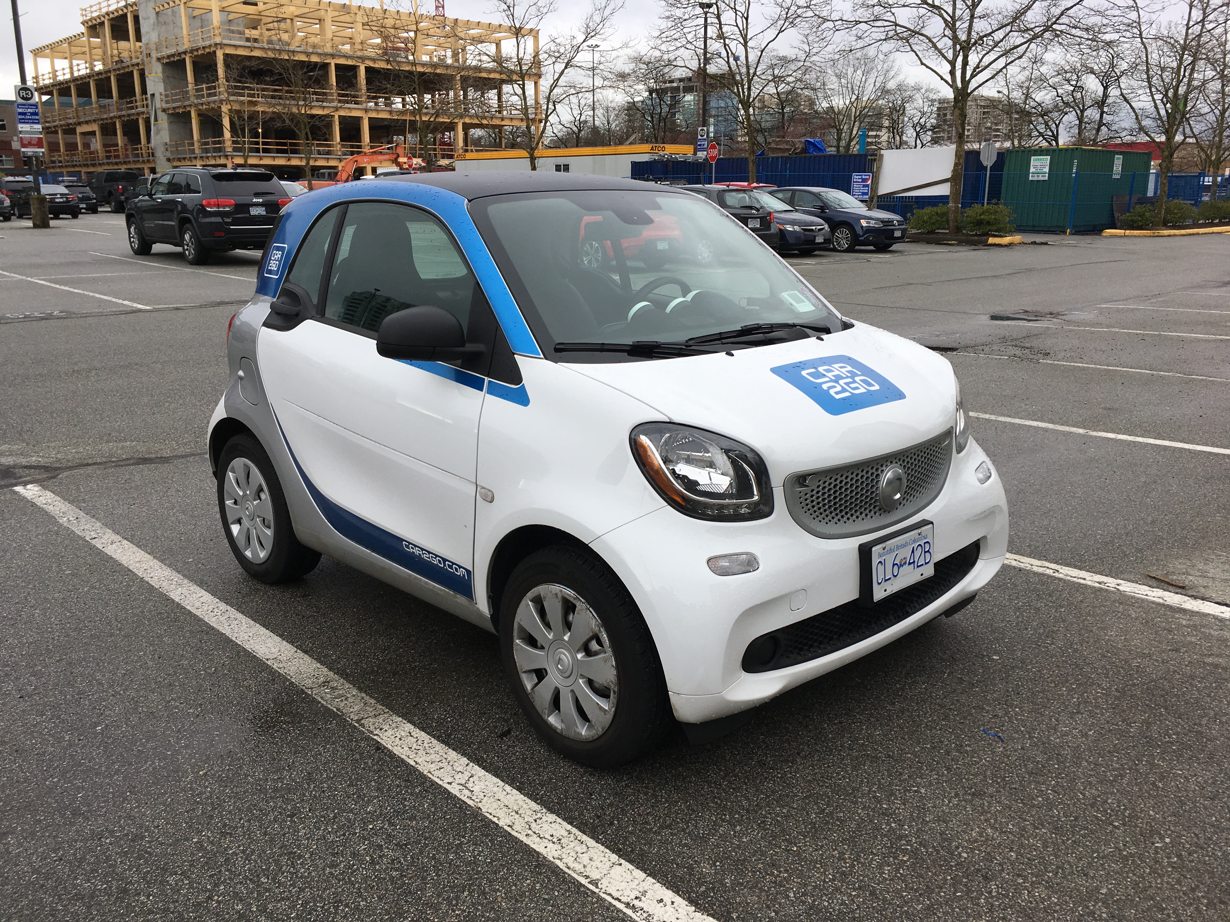 Driving around with car2go
