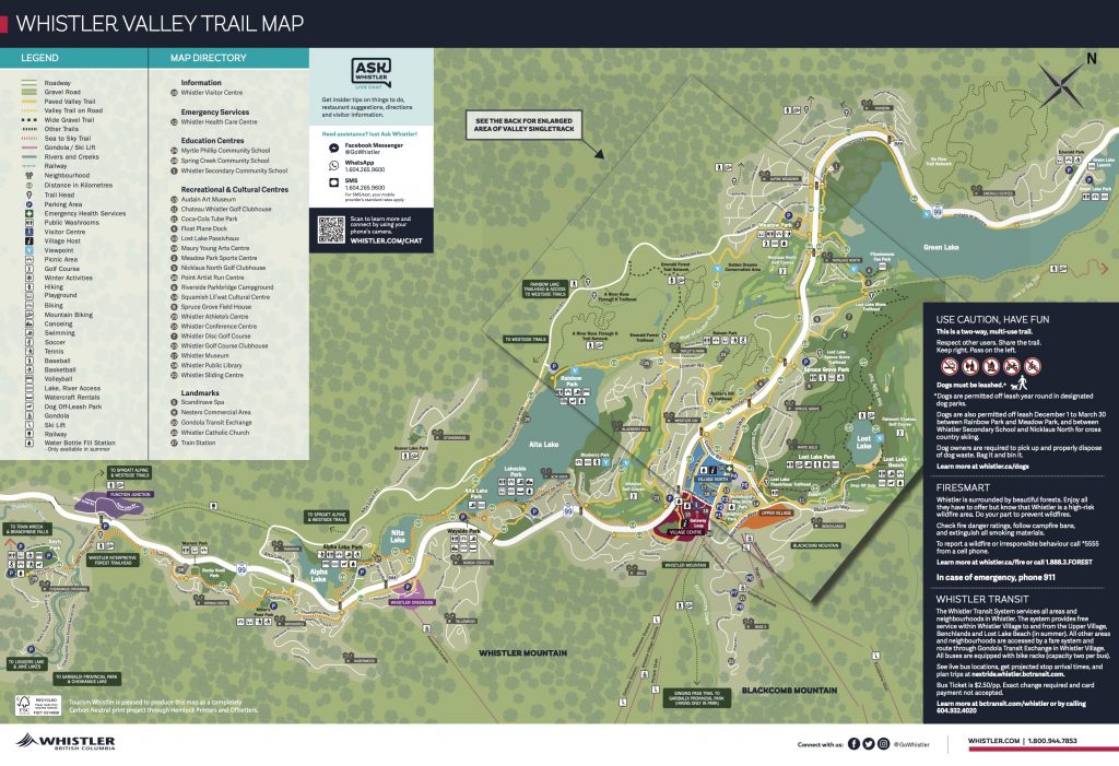 Whistler Valley Trail Map Pdf Cycling The Whistler Valley Trail - Dennis Tsang