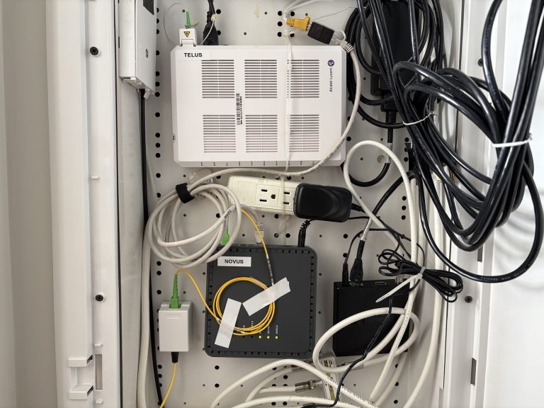 Switching from Telus Fibre to Novus Home Internet Service